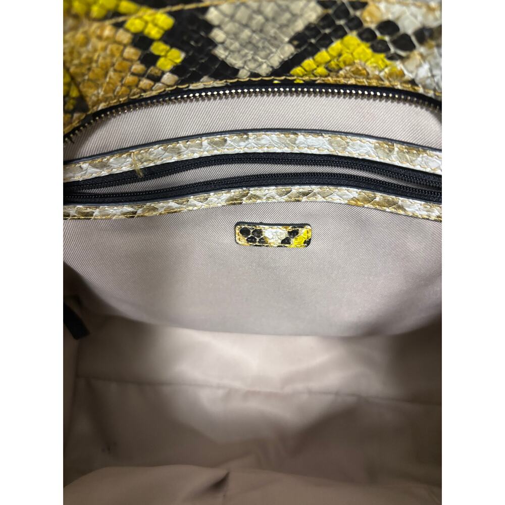 Jason Wu Snakeskin Print Gold Tote Bag - Picture 9 of 10